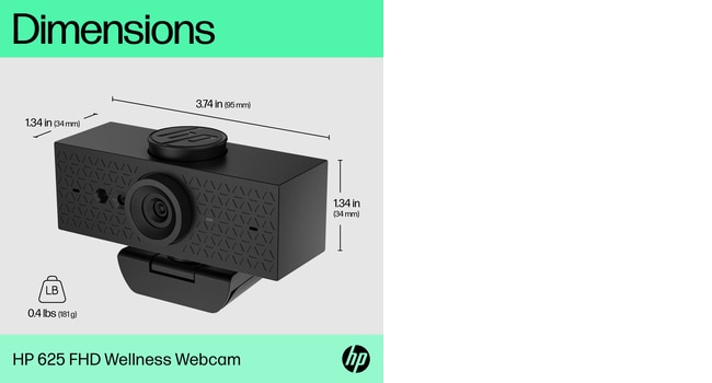 HP Webcam 625 FHD - USB