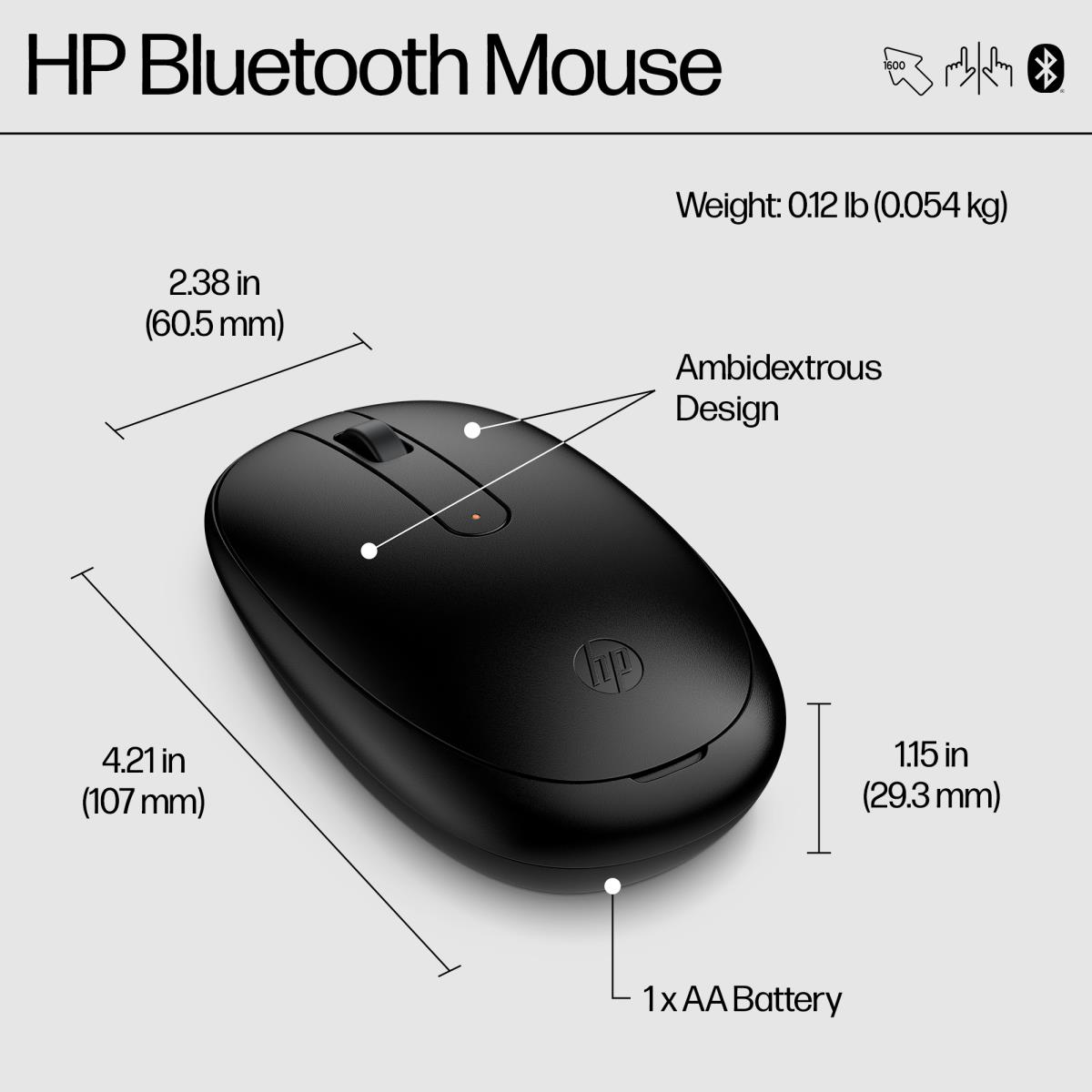 HP Bluetooth Mouse 245 - Black