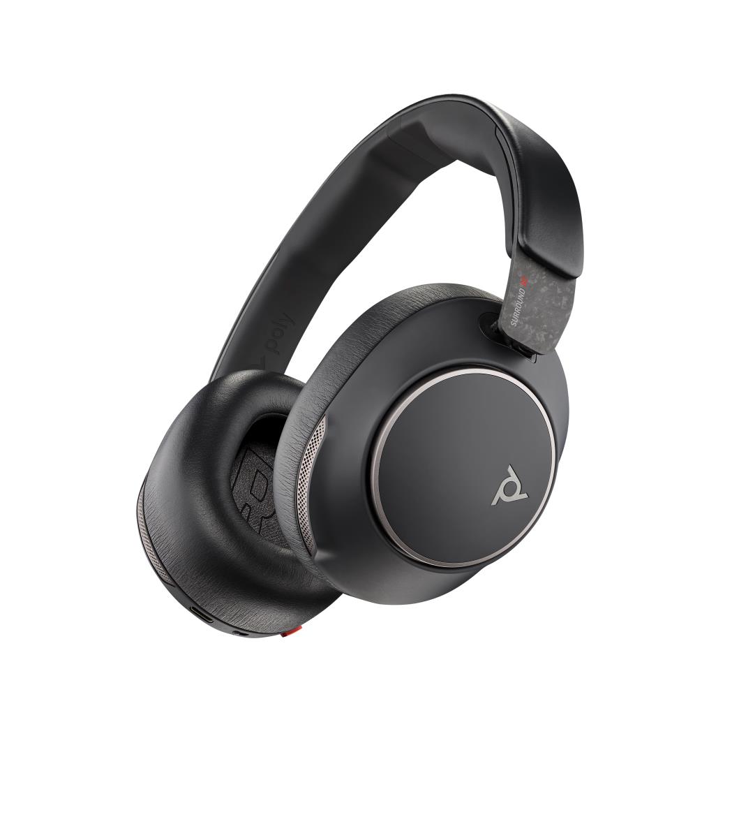 HP Headset Poly Voyager Surround 80 UC - MS Teams - Stereo - Bluetooth - USB-A / USB-C