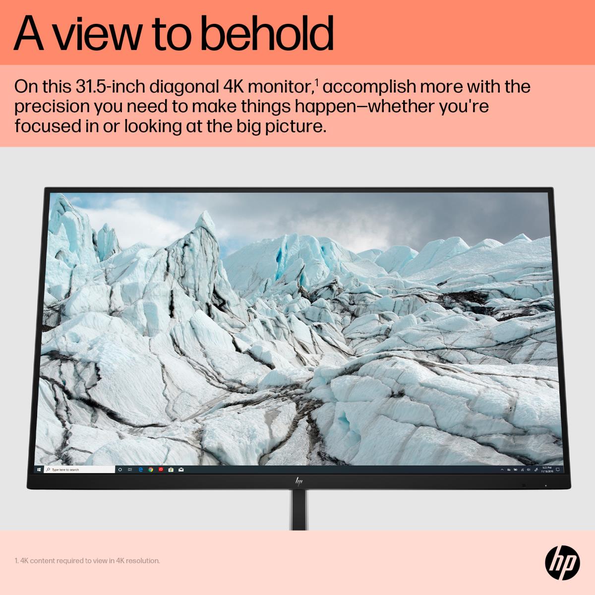 HP Desktop USB-C Monitor - E32k G5 - 32in - 3840x2160 (4K UHD)