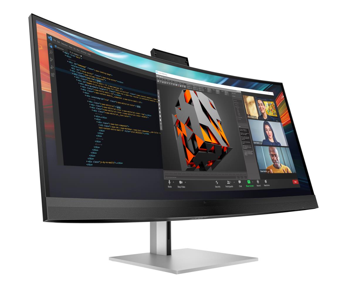 HP Curved Conferencing Monitor - Series 7 Pro 740pm - 40in - 5120x2160 (WUHD) - IPS