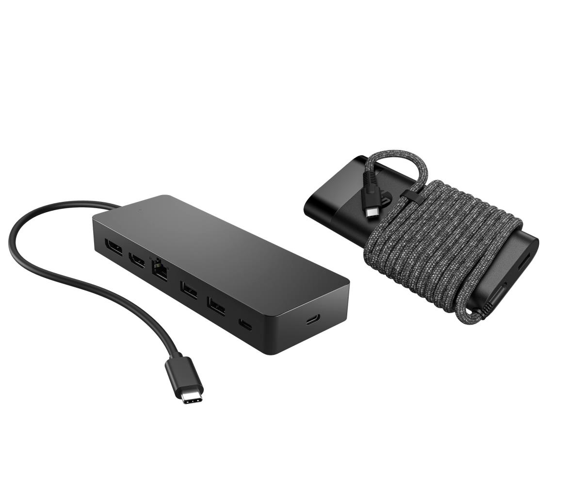 HP Universal Laptop Charger w/ USB-C Hub Combo