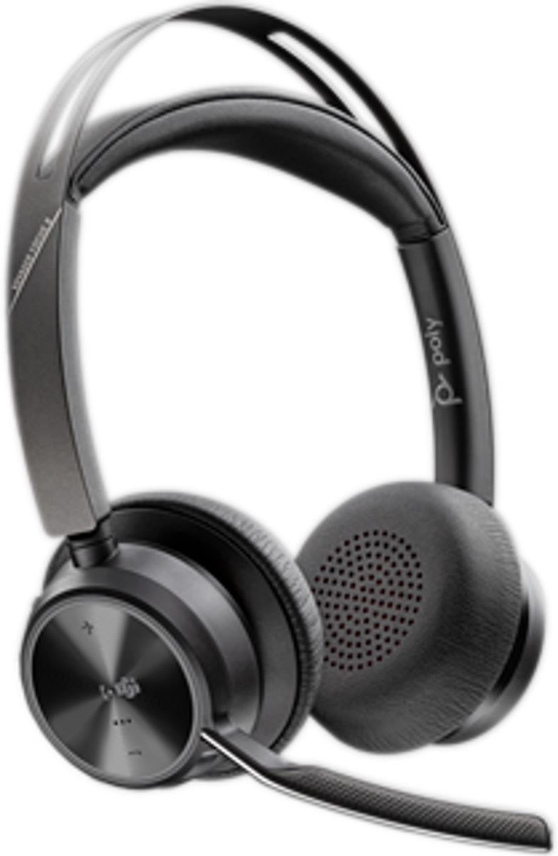 HP Headset Voyager Focus 2 Microsoft - Stereo - Bluetooth/USB-C - USB-C/A Adapter + Charging Stand
