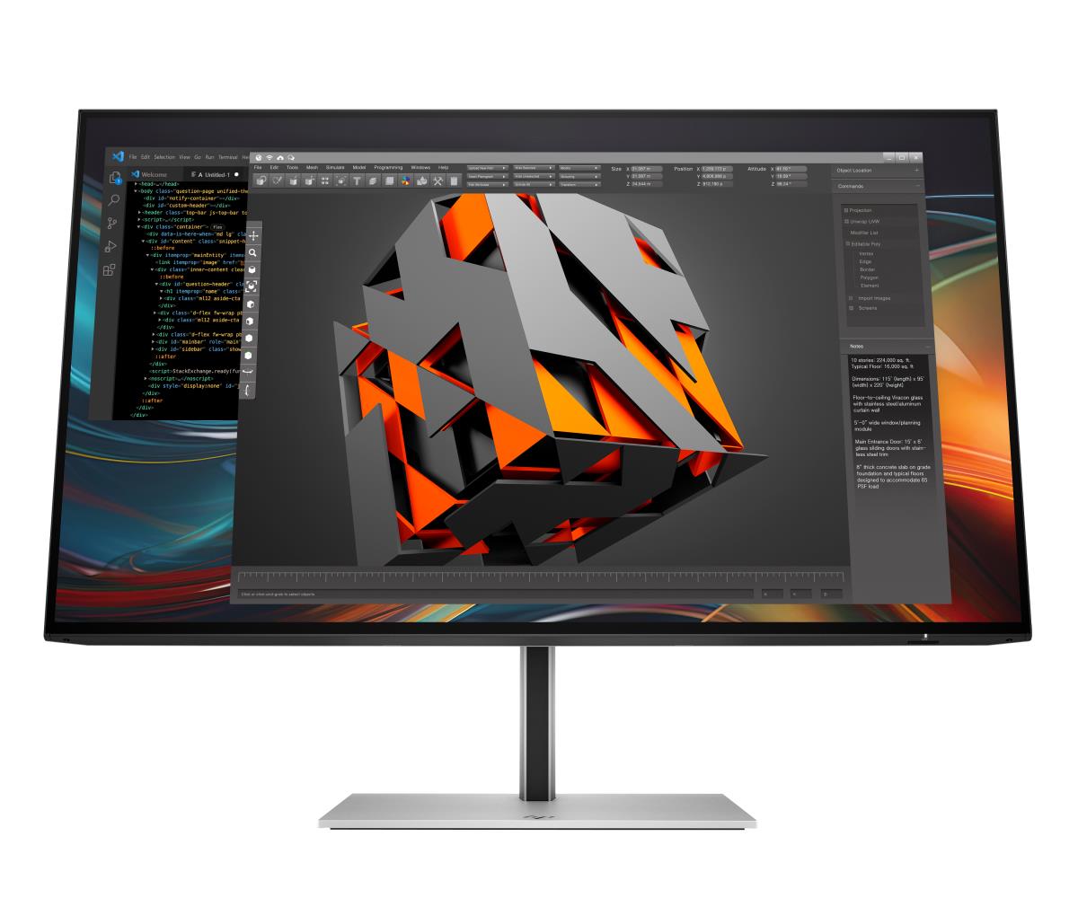 HP Desktop Monitor - Series 7 Pro 724pf - 24in - 1920x1080 (FHD) - IPS