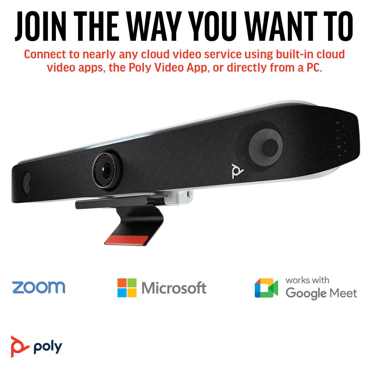 HP Poly Studio X52 All-In-One Video Bar - UK