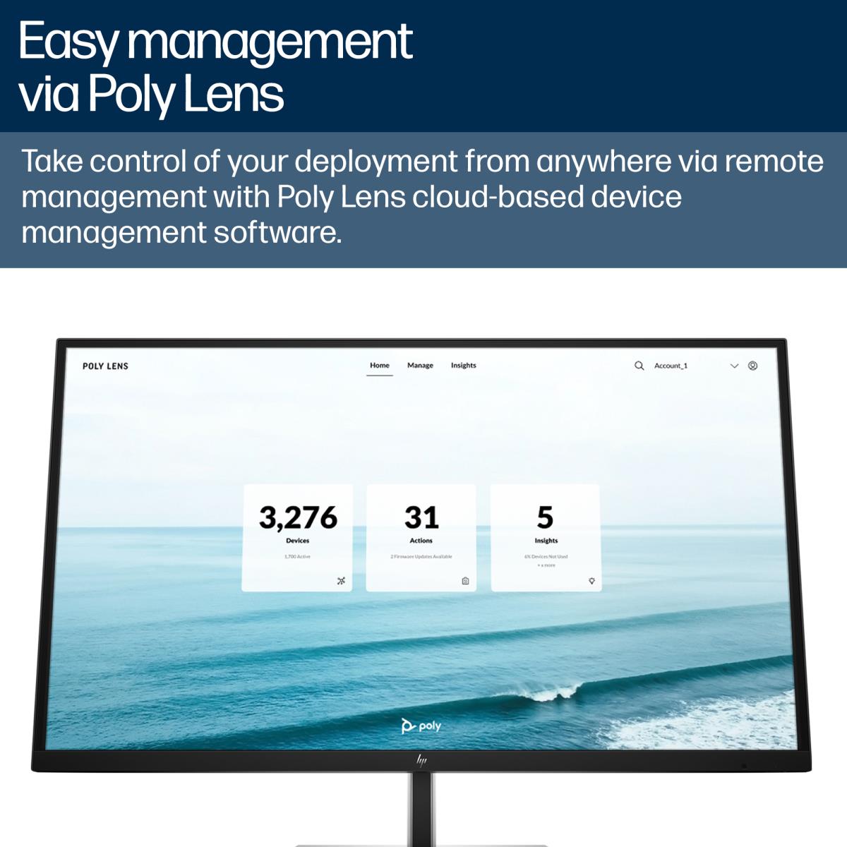 HP Poly Studio V52 USB Video Bar - UK