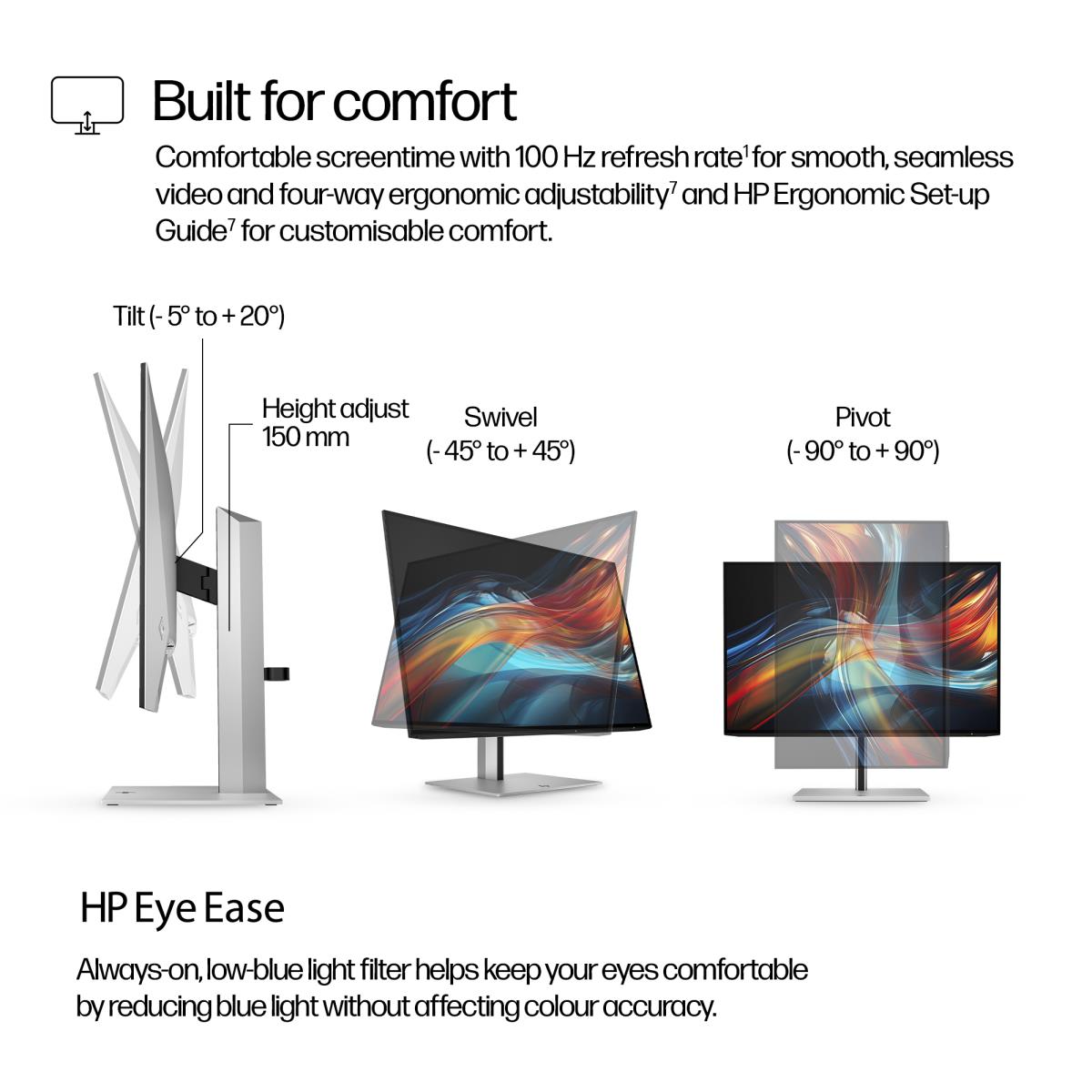 HP Desktop USB-C Monitor - Series 7 Pro 724pu - 24in - 1920x1200 (WUXGA)