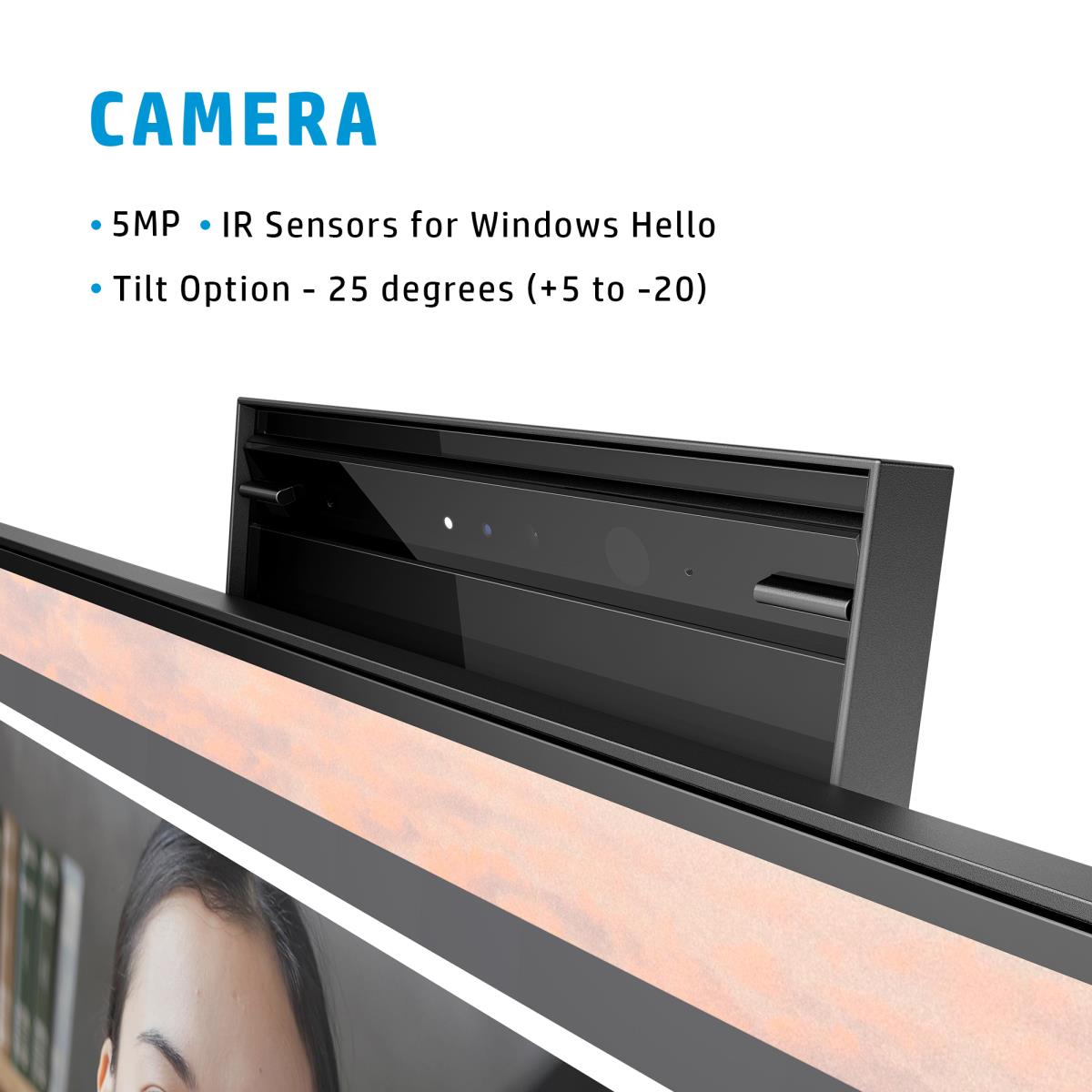 HP Conferencing Monitor - E24mv G4 - 24in - 1920x1080 (FHD) - IPS