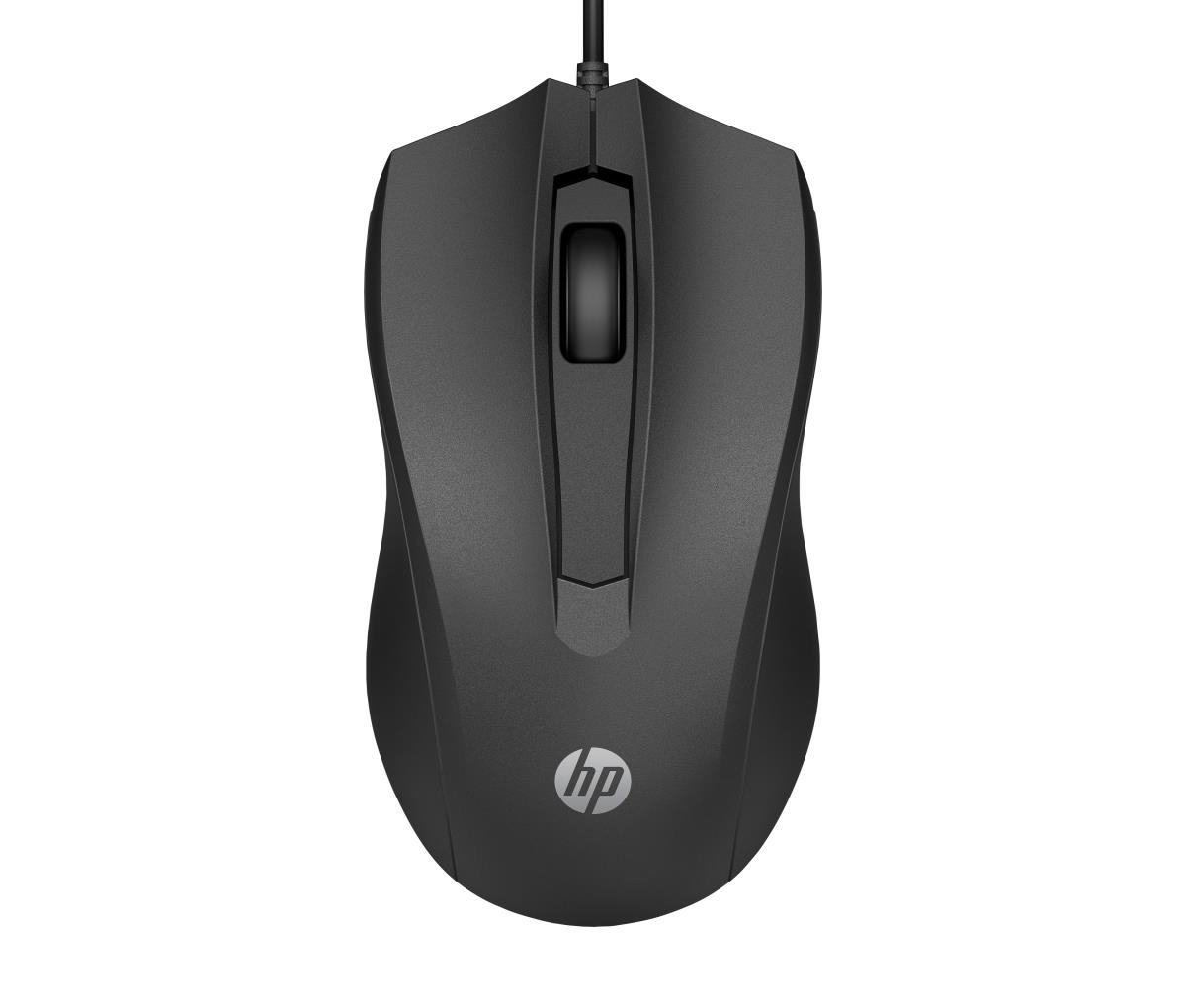 HP Wired Mouse 105 - USB - Optical - Black