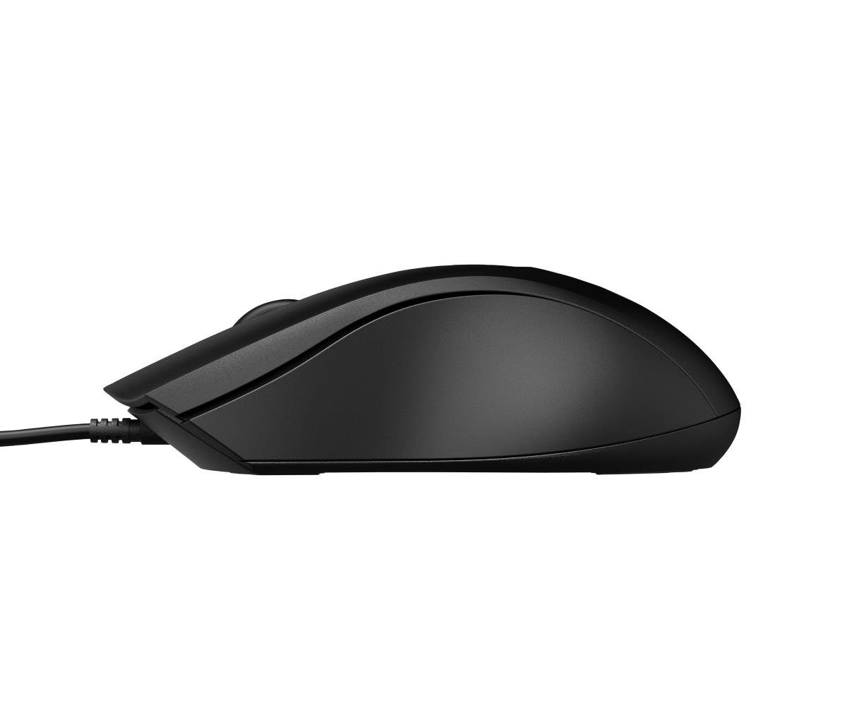 HP Wired Mouse 105 - USB - Optical - Black
