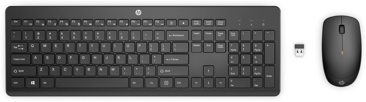 HP Wireless Keyboard And Mouse 235 - Qwerty Int'l