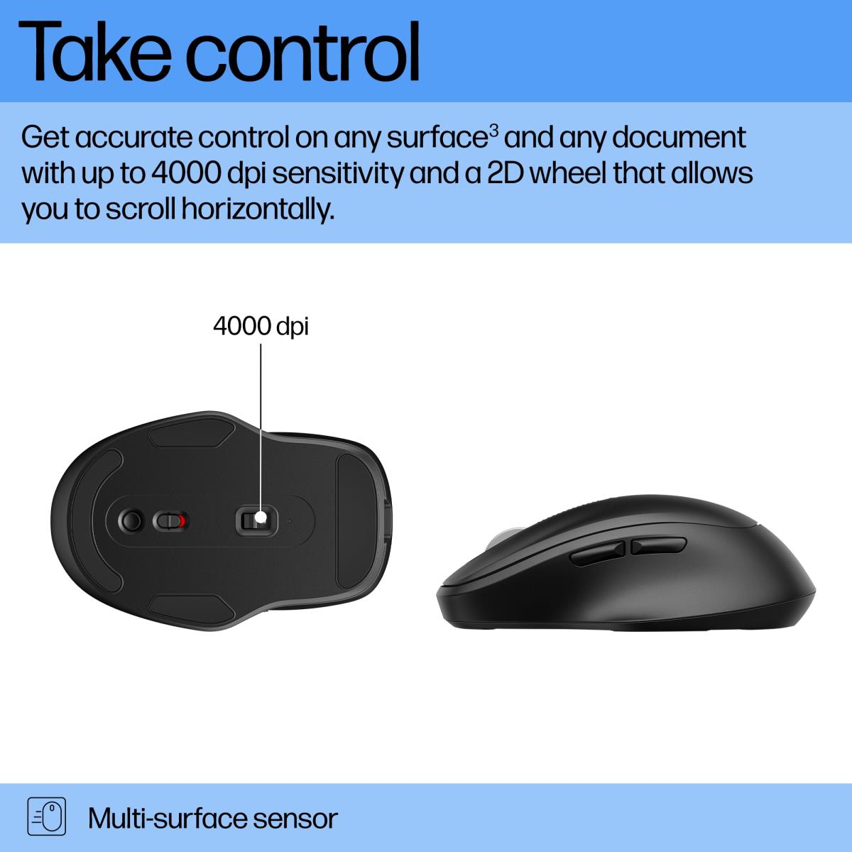 HP Wireless Ultra-Fast Rechargeable Mouse - 515 - Black