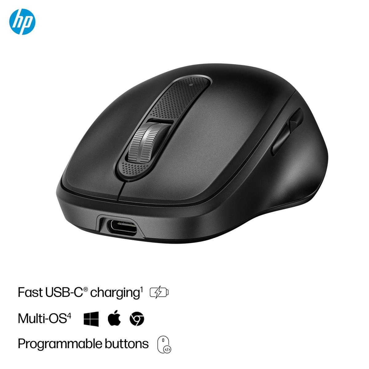 HP Wireless Ultra-Fast Rechargeable Mouse - 515 - Black