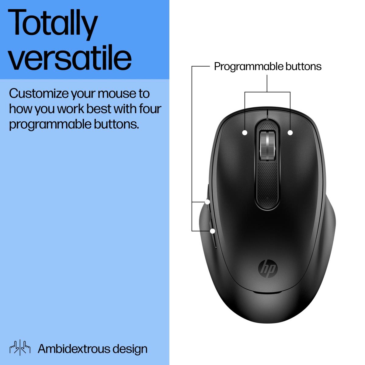 HP Wireless Ultra-Fast Rechargeable Mouse - 515 - Black