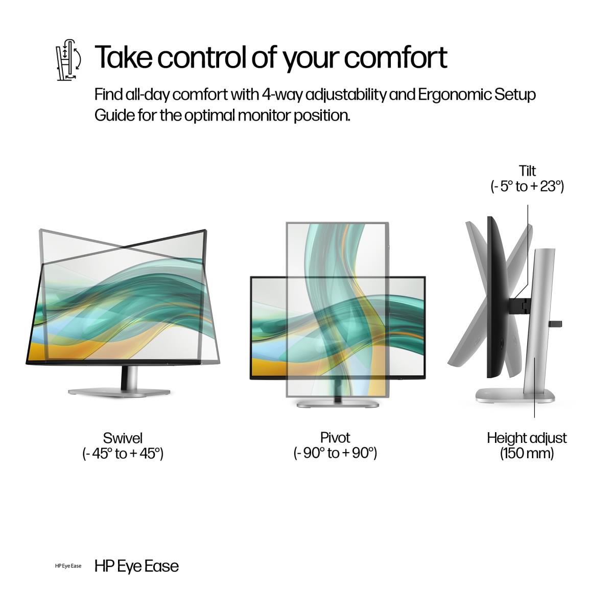 HP Desktop Monitor - Series 5 Pro 524pf - 24in - 1920 x 1080 (FHD) - IPS