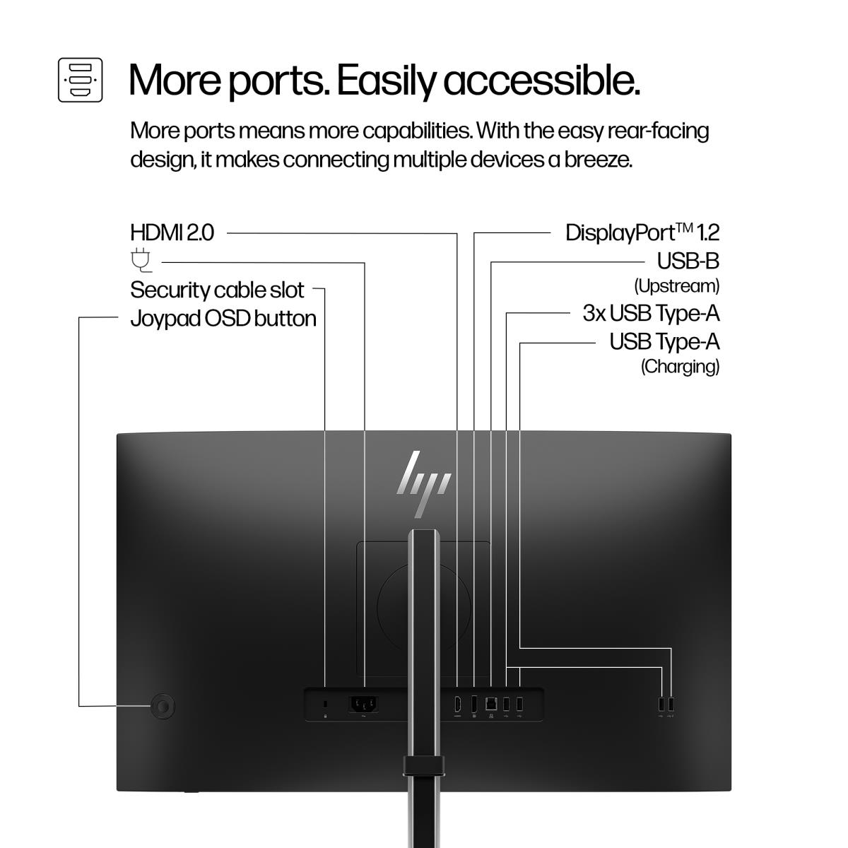 HP Desktop Monitor - Series 5 Pro 527pq - 27in - 2560x1440 (QHD) - IPS