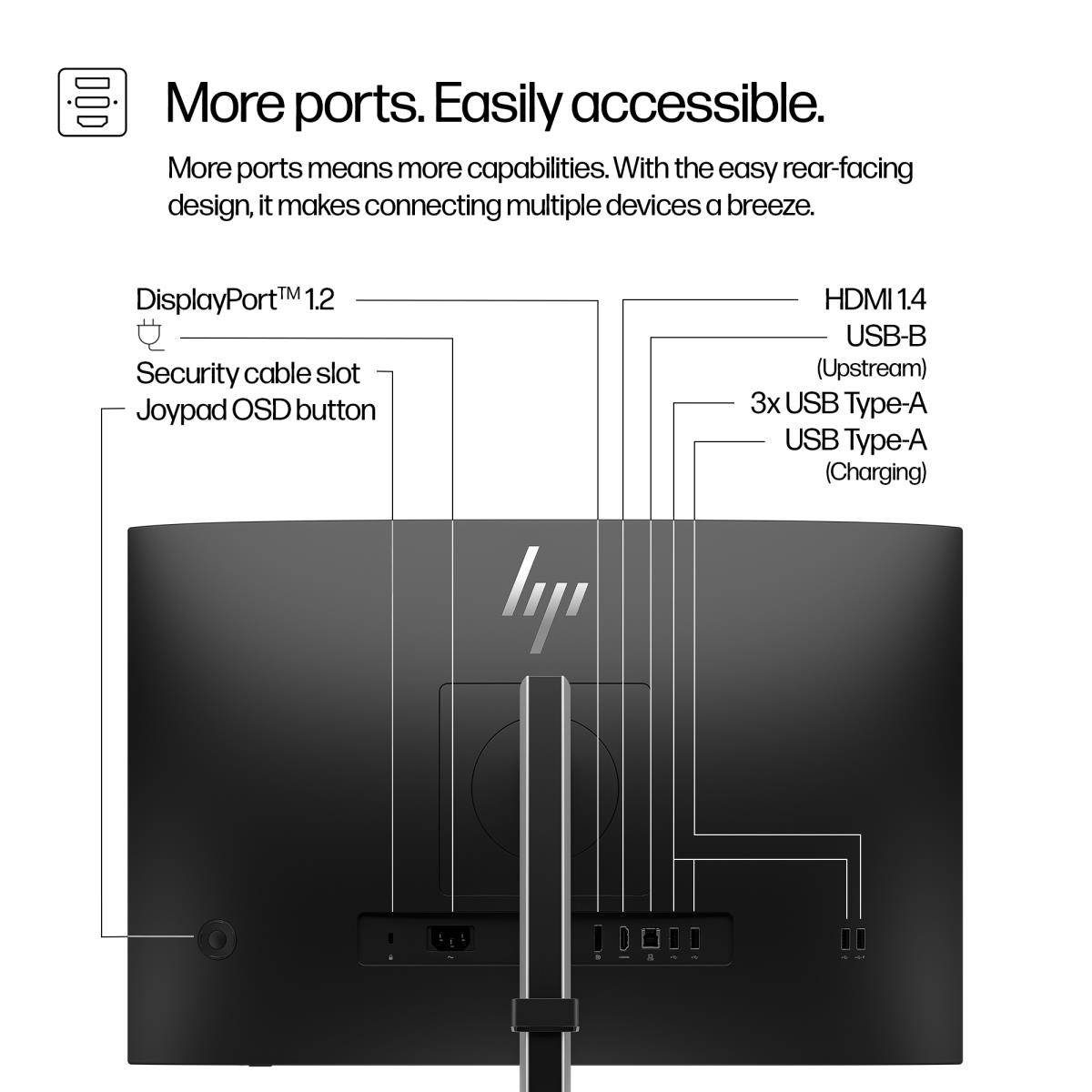 HP Desktop Monitor - Series 5 Pro 524pn - 24in - 1920x1200 (WUXGA) - IPS