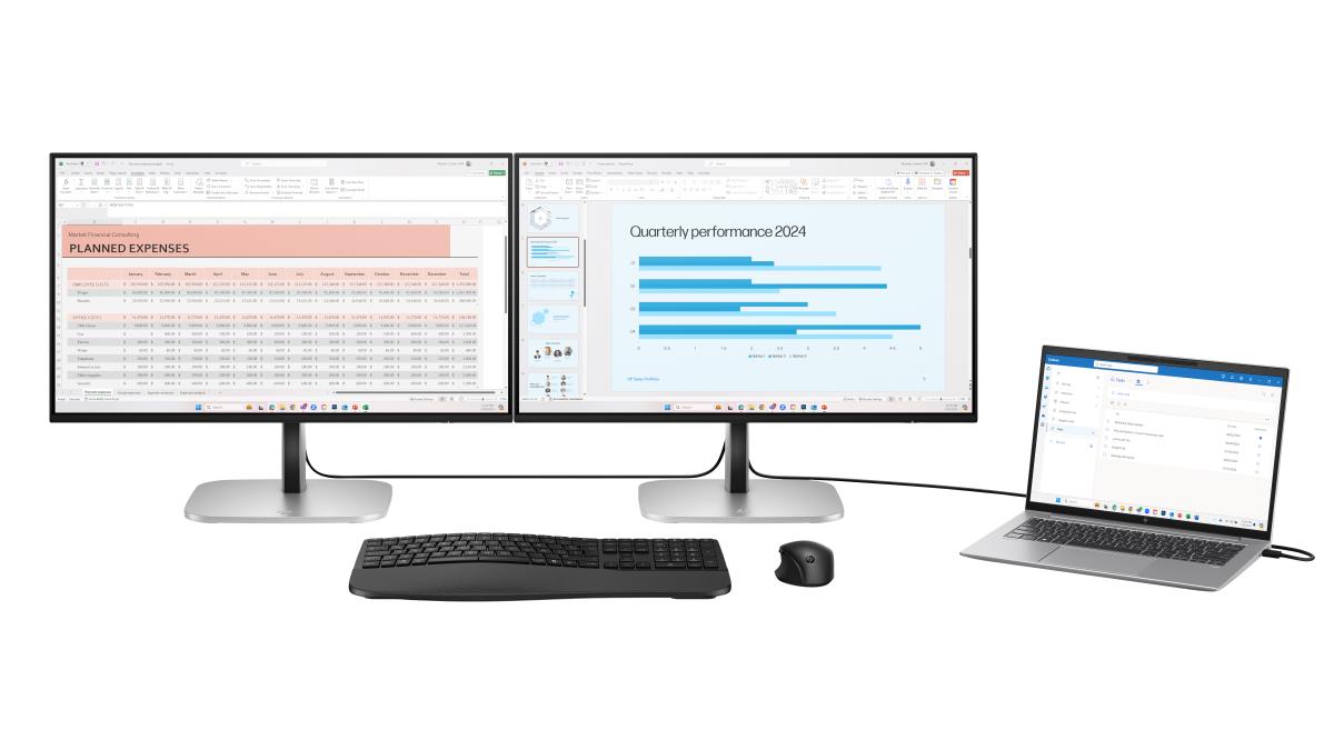 HP Desktop USB-C Monitor - Series 5 Pro 524pu - 24in - 1920x1080 (FHD)