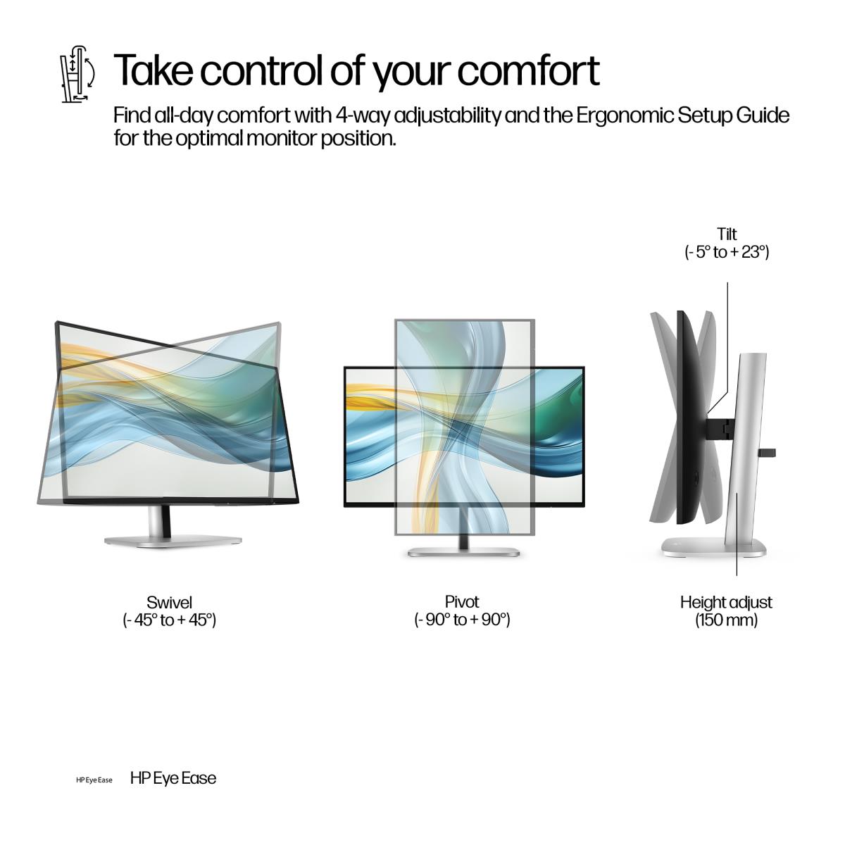 HP Desktop USB-C Monitor - Series 5 Pro 524pu - 24in - 1920x1080 (FHD)