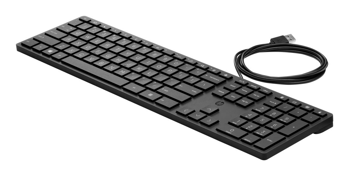 HP Wired Desktop 320K Keyboard - Qwerty US