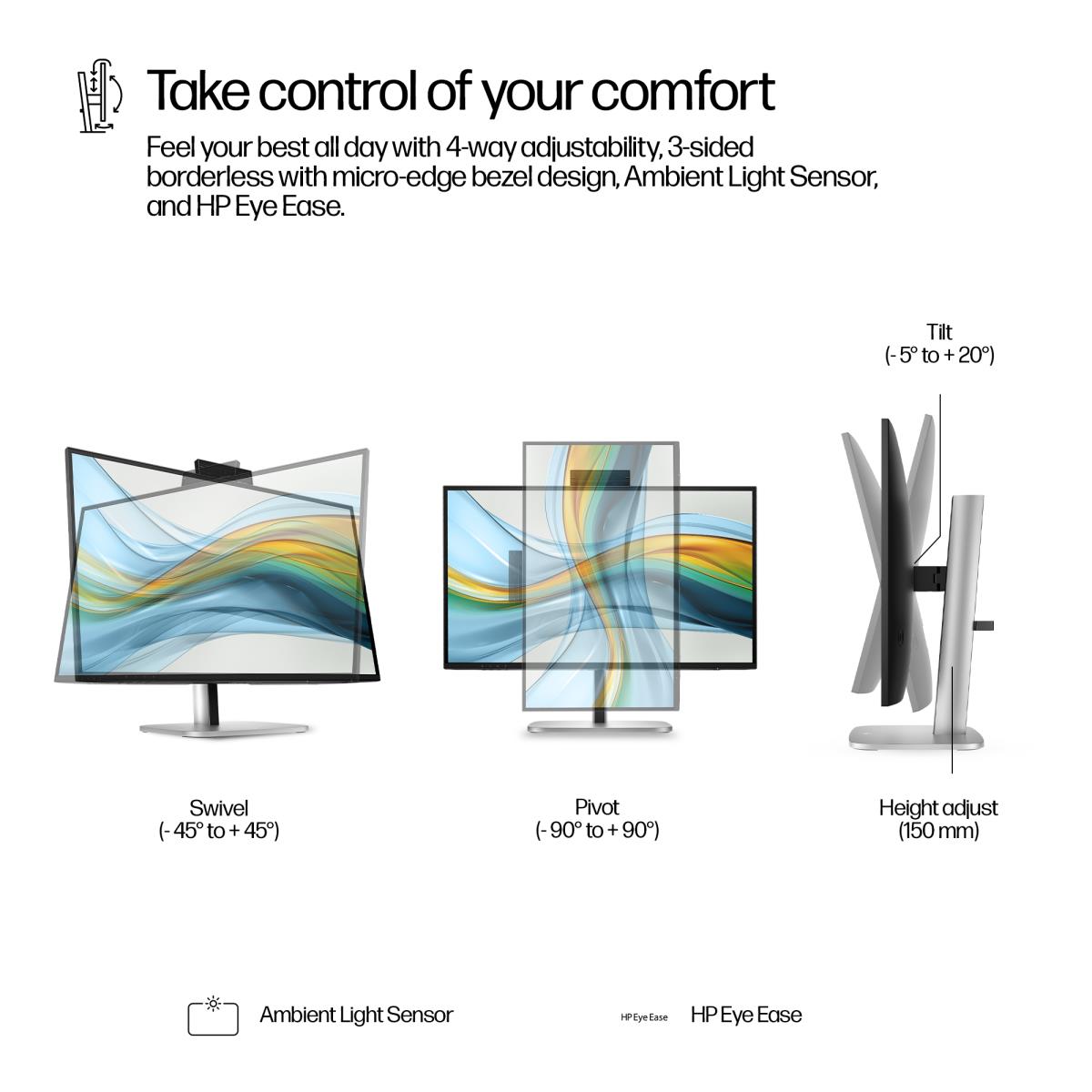 HP Conferencing USB-C Monitor - Series 5 Pro 527pm - 27in - 2560x1440 (QHD)
