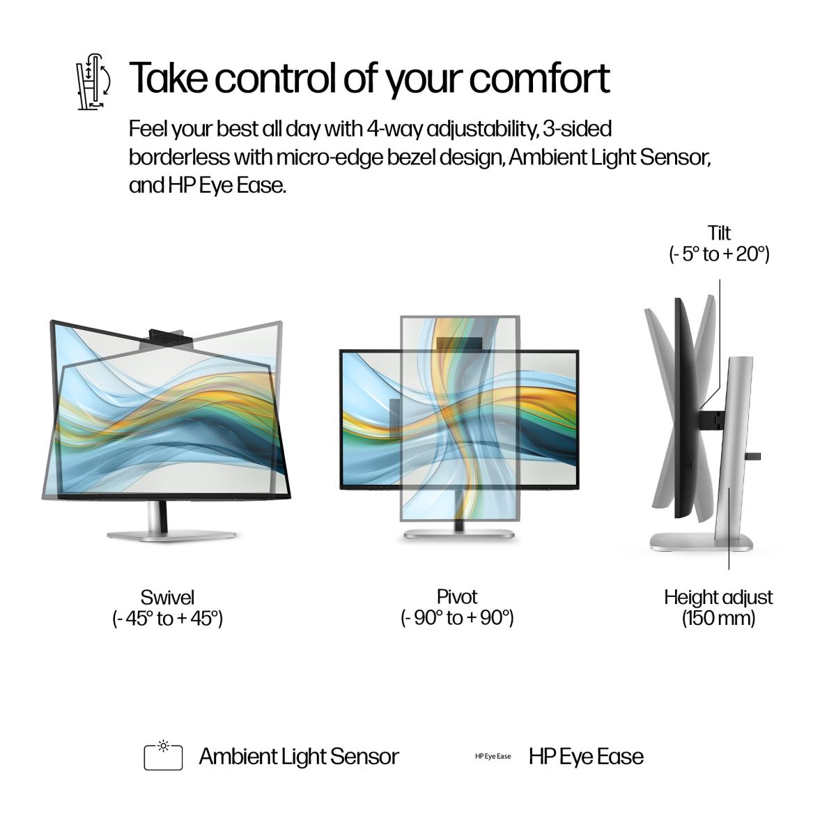 HP Conferencing USB-C Monitor - Series 5 Pro 527pm - 27in - 2560x1440 (QHD)