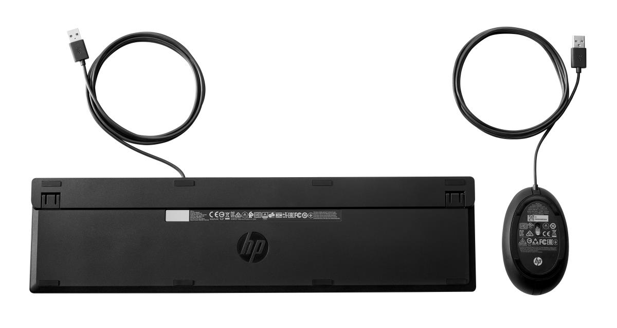 HP Wired Desktop 320MK Keyboard and Mouse - Qwerty UK