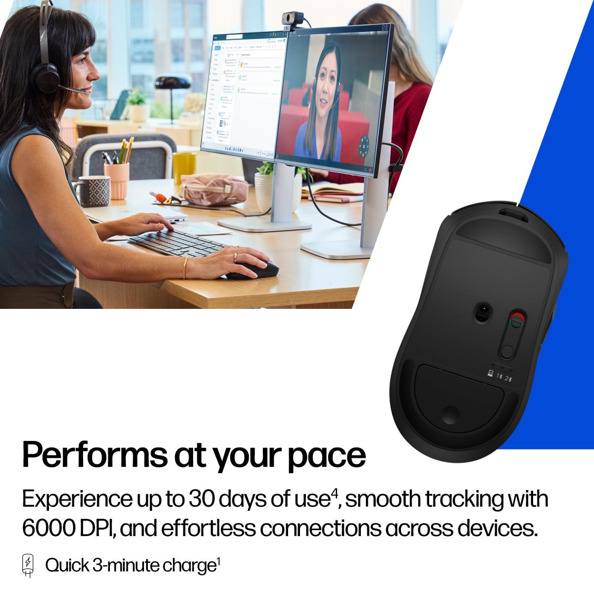 HP Wireless Rechargeable Mouse - 705