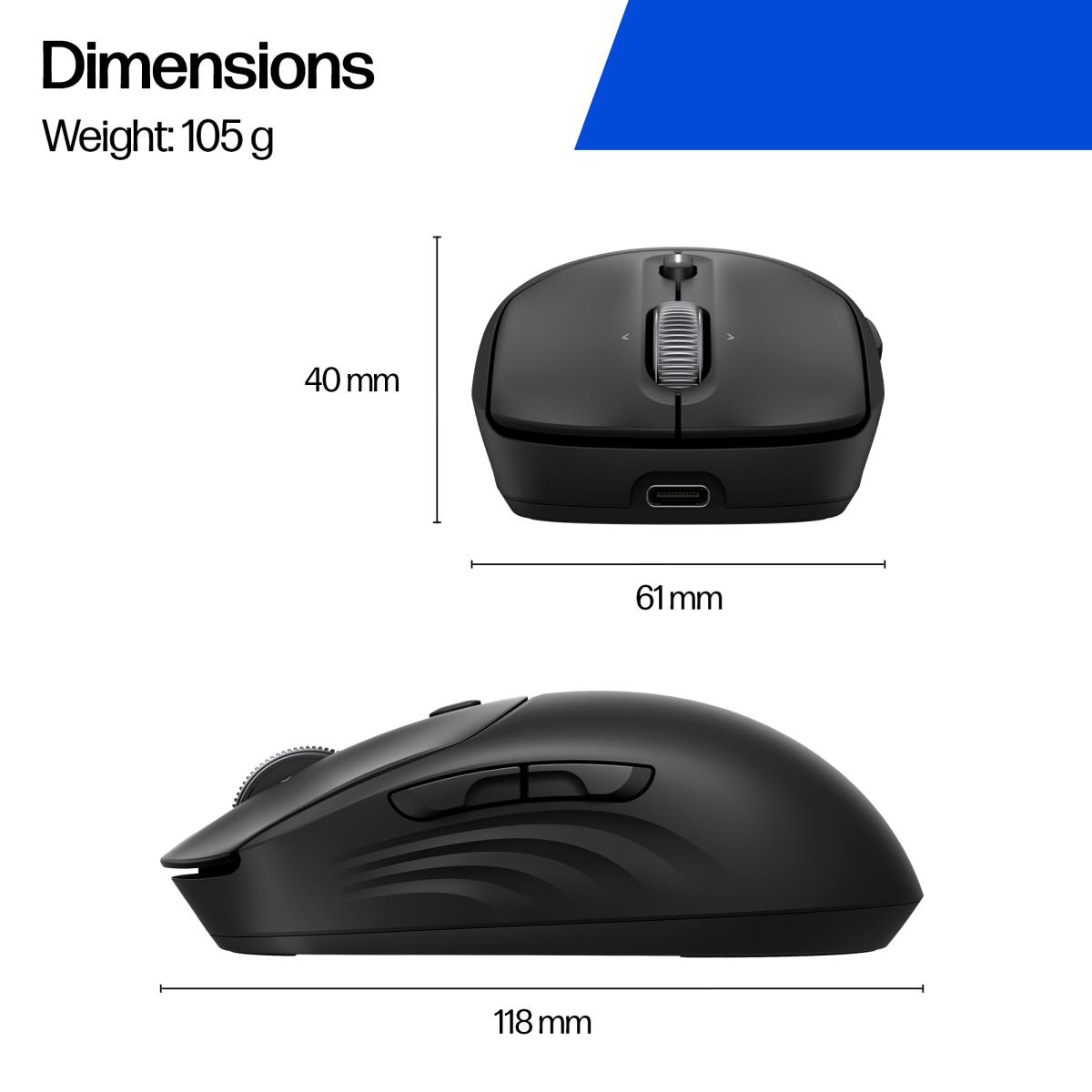 HP Wireless Rechargeable Mouse - 705