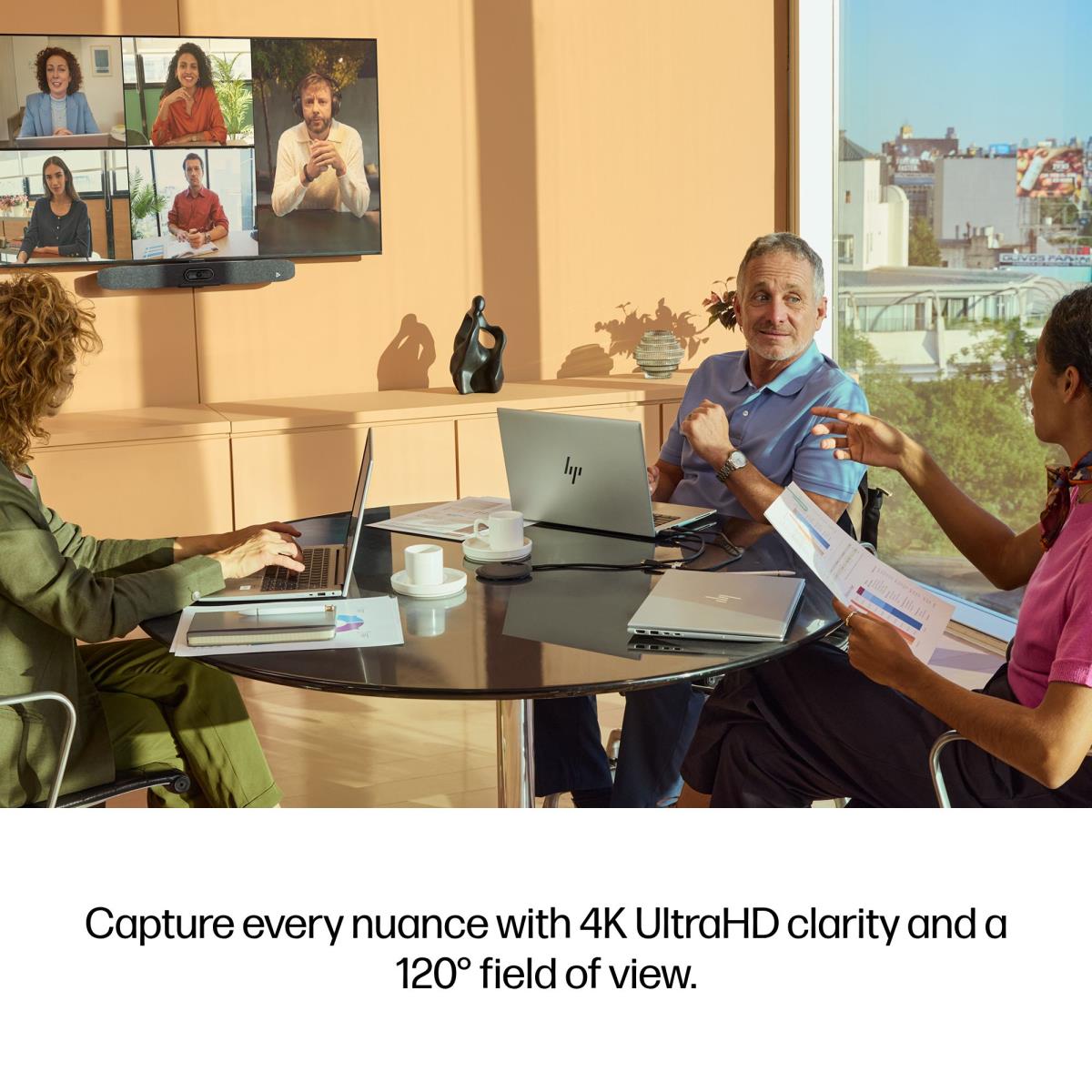 HP Poly Studio V12 USB Video Bar - No Power Supply