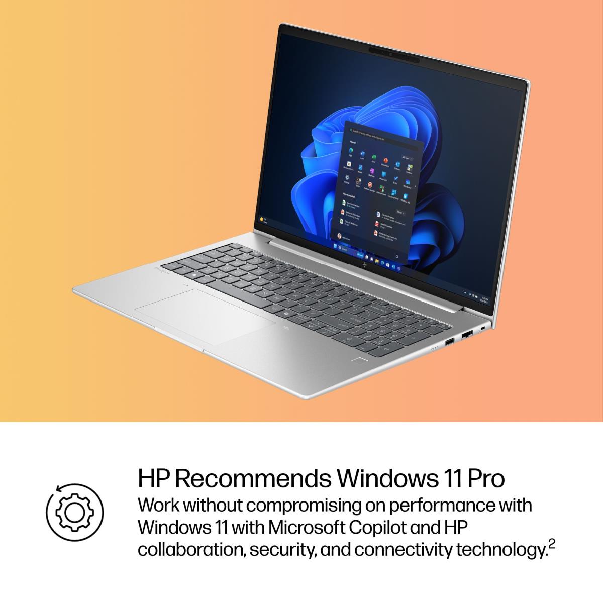 HP EliteBook 6 G1i AI - 16in - Core Ultra 5 225U - 16GB RAM - 512GB SSD - Win11 Pro - Qwerty UK