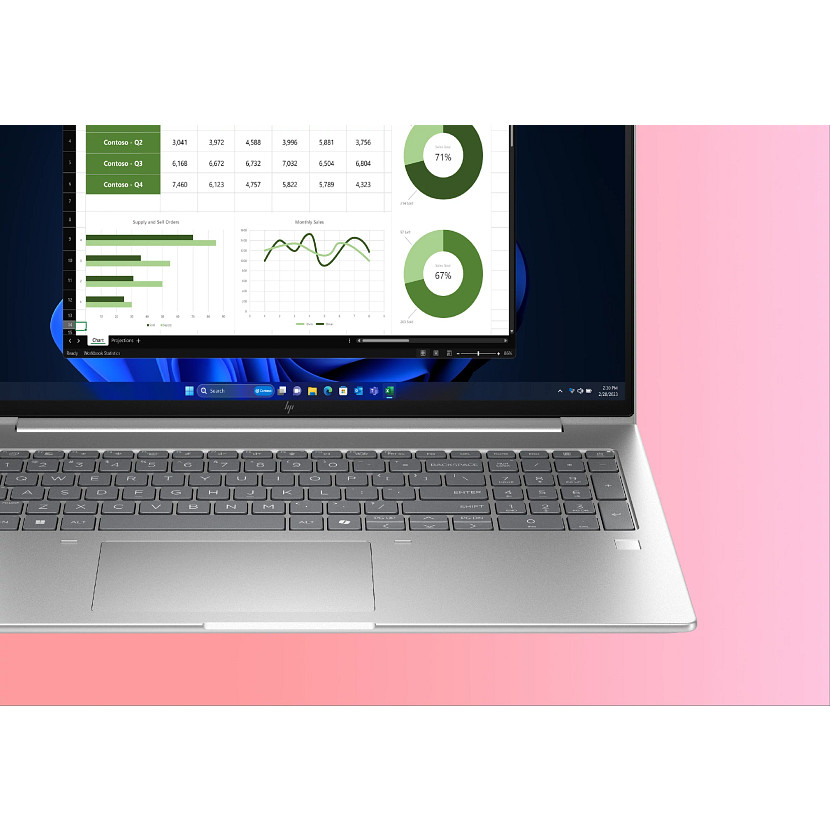 HP EliteBook 6 G1i AI - 16in - Core Ultra 5 225U - 16GB RAM - 512GB SSD - Win11 Pro - Qwerty UK