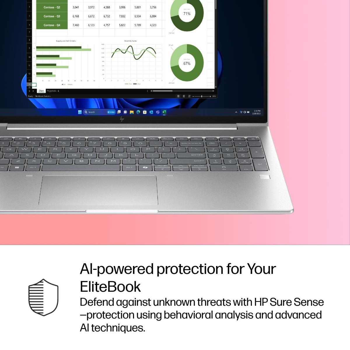 HP EliteBook 6 G1i AI - 16in - Core Ultra 5 225U - 16GB RAM - 512GB SSD - Win11 Pro - Qwerty UK