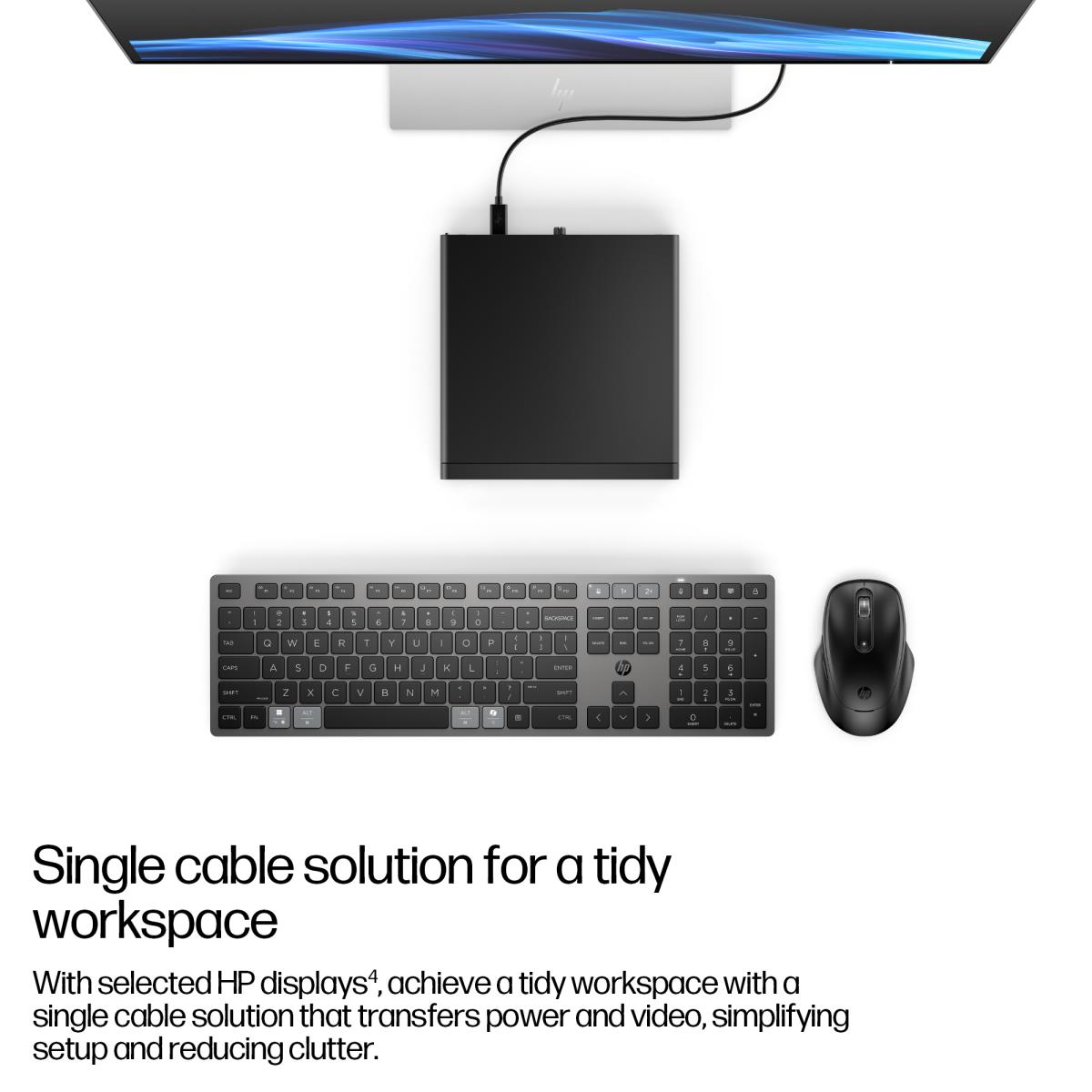 HP EliteDesk 8 Mini G1i AI - Core Ultra 7 265T - 16GB RAM - 512GB SSD - Win11 Pro - Qwerty UK