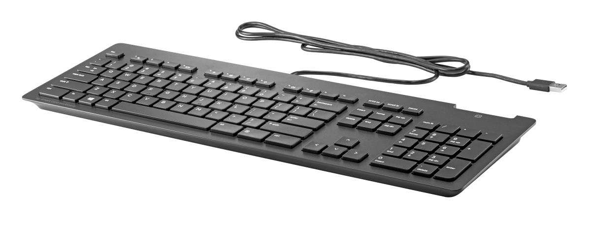 HP Bus Slim v2 Smart Card USB Keyboard - Qwerty UK