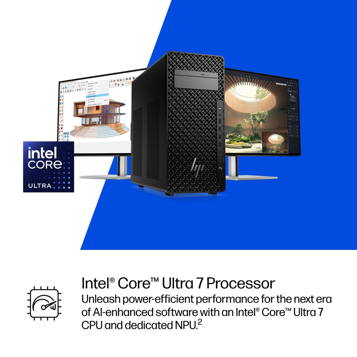 HP Workstation Z2 G1i Tower - Core Ultra 7 265 - 16GB RAM - 1TB SSD - Win11 Pro