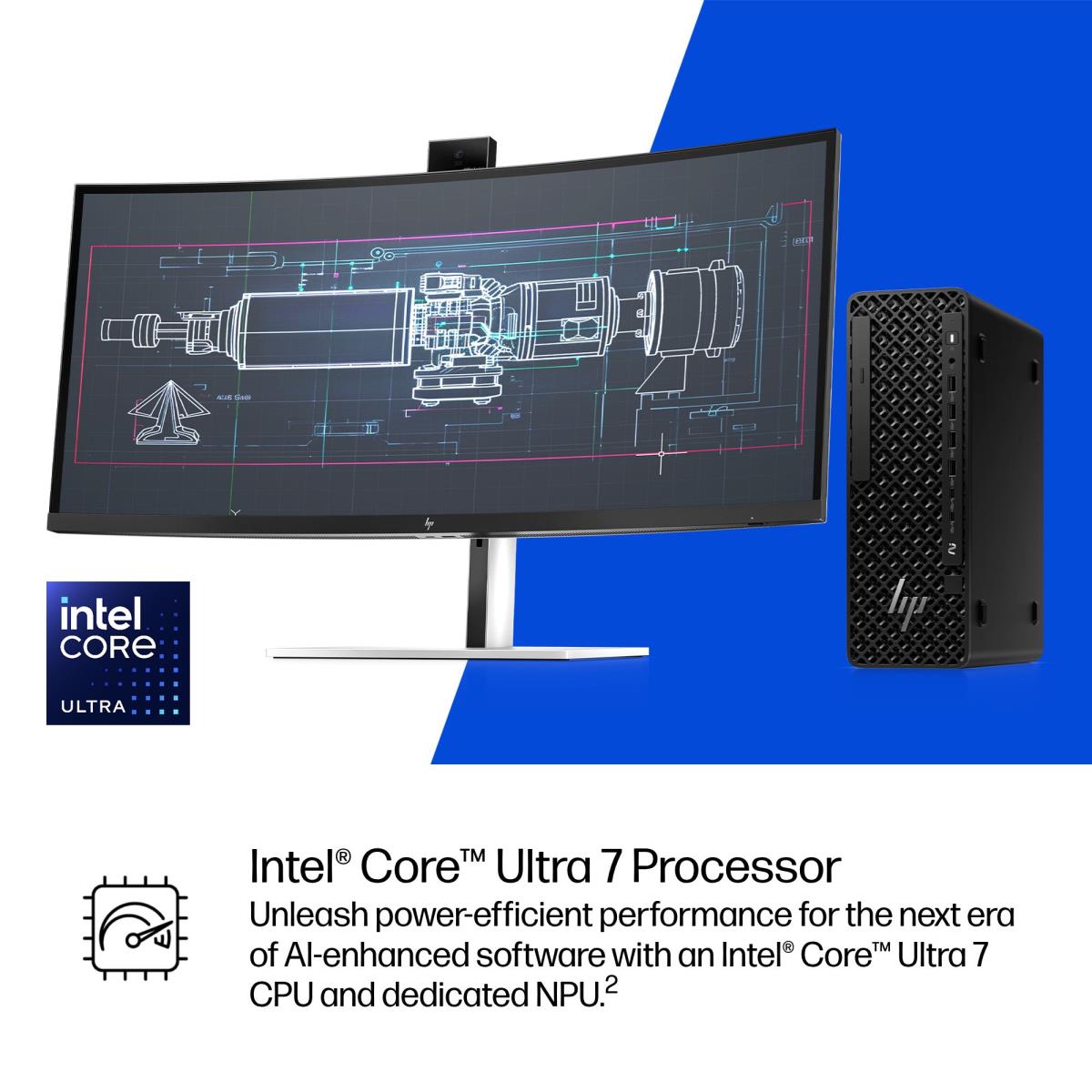 HP Workstation Z2 G1i SFF - Core Ultra 7 265 - 32GB RAM - 1TB SSD - Win11 Pro