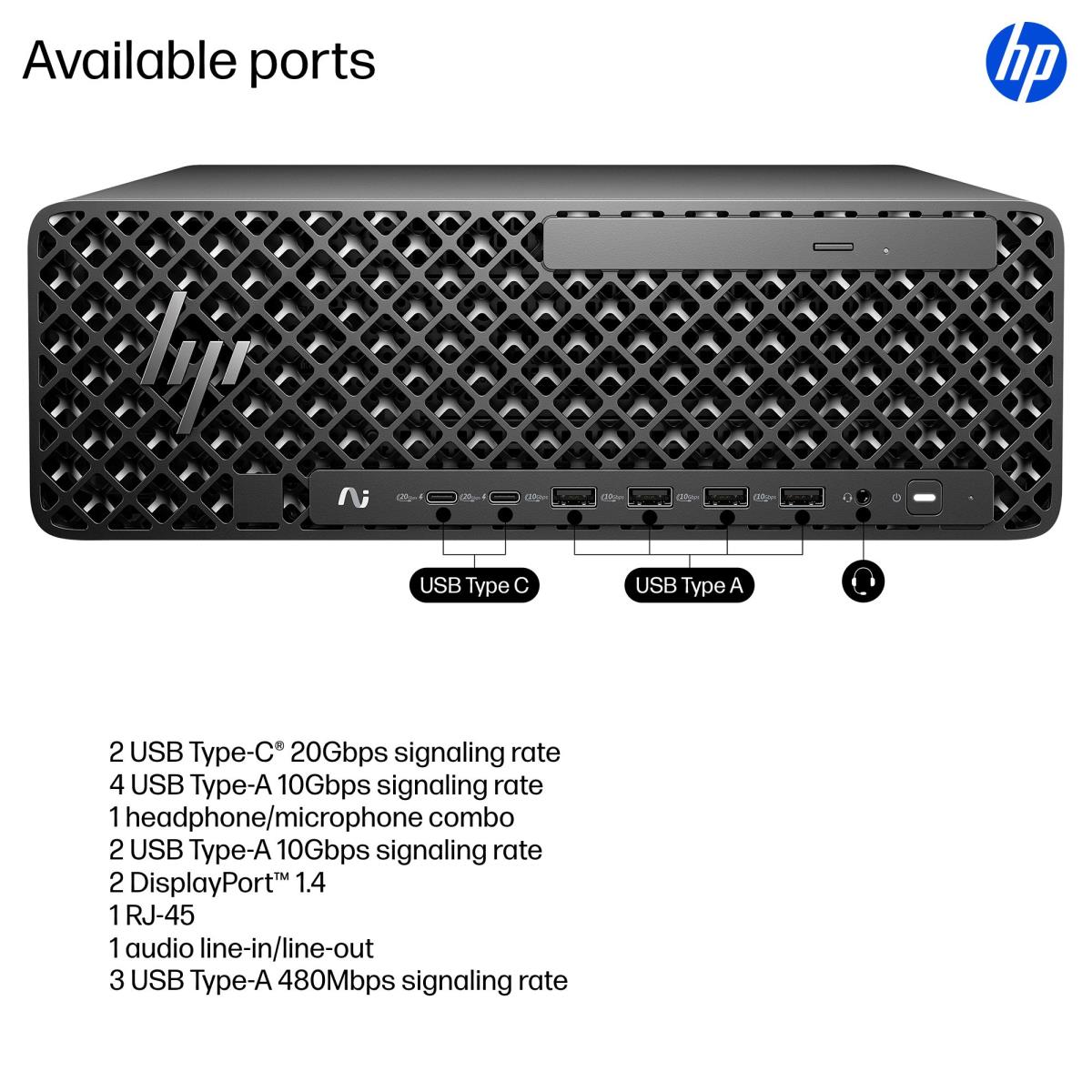 HP Workstation Z2 G1i SFF - Core Ultra 7 265 - 32GB RAM - 1TB SSD - Win11 Pro