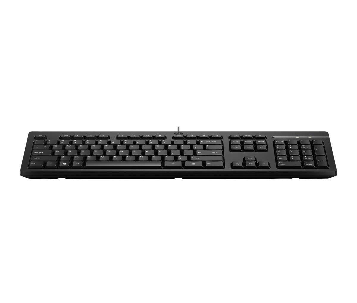 HP Wired Keyboard 125 - Black - Qwertzu German