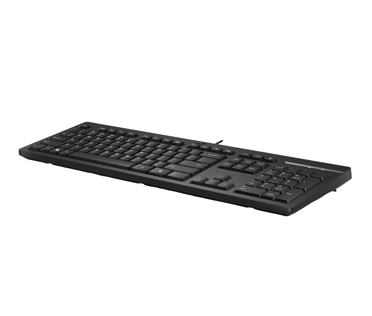 HP Wired Keyboard 125 - Black - Qwertzu German