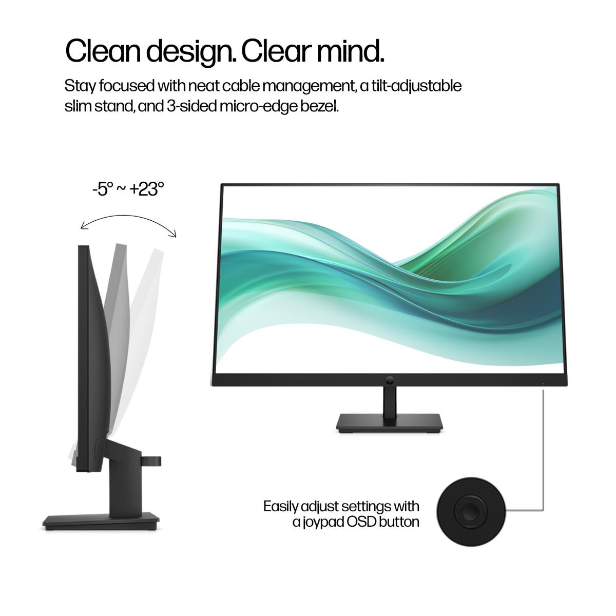 HP Desktop Monitor - Series 3 Pro 327pf - 27in - 1920x1080 (FHD)