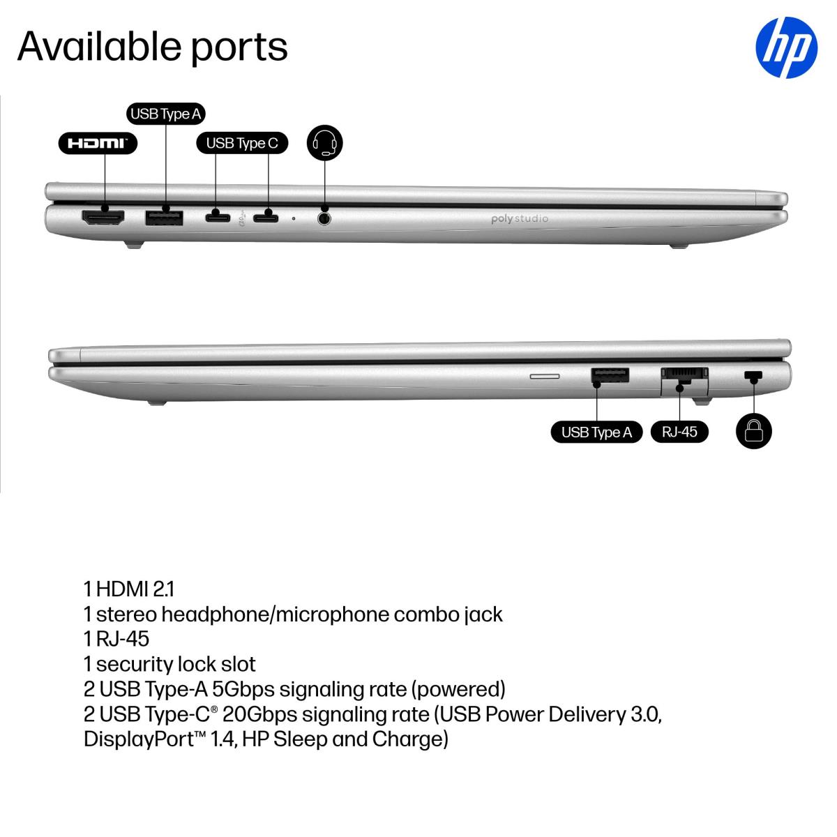 HP ProBook 4 G1iR - 14in - Core 5 120U - 16GB RAM - 256GB SSD - Win11 Pro - Qwerty UK