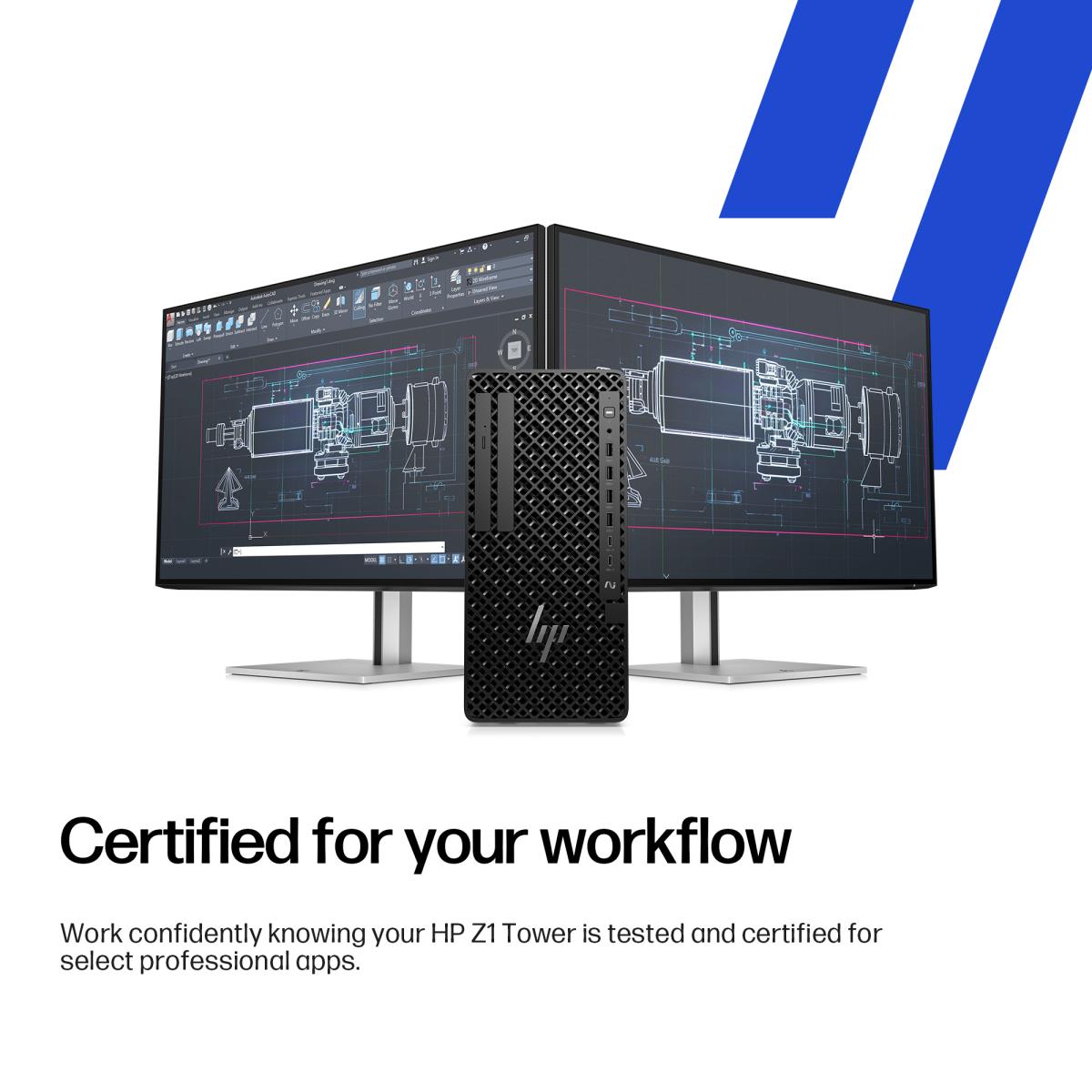 HP Workstation Z1 G1i Tower - Core Ultra 9 285 - 32GB RAM - 1TB SSD - Win11 Pro