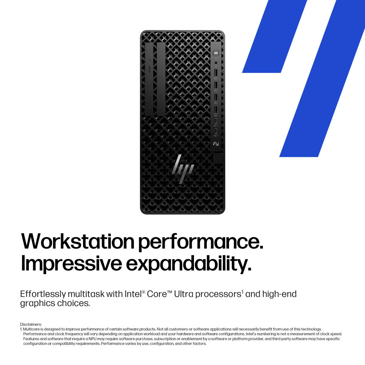 HP Workstation Z1 G1i Tower - Core Ultra 9 285 - 32GB RAM - 1TB SSD - Win11 Pro