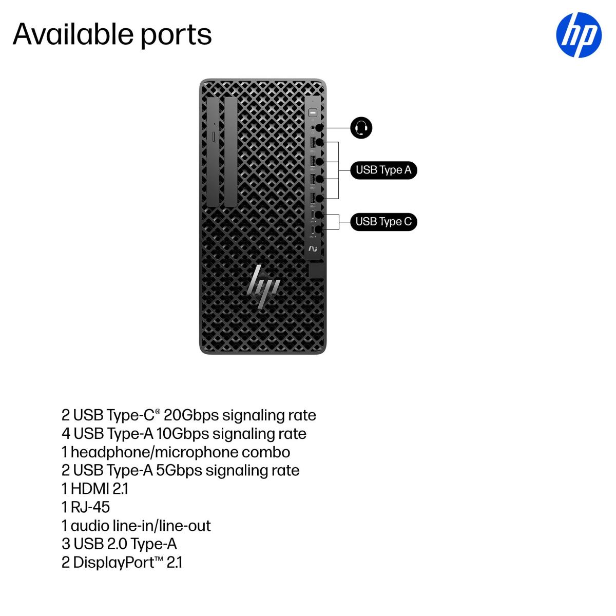HP Workstation Z1 G1i Tower - Core Ultra 9 285 - 32GB RAM - 1TB SSD - Win11 Pro