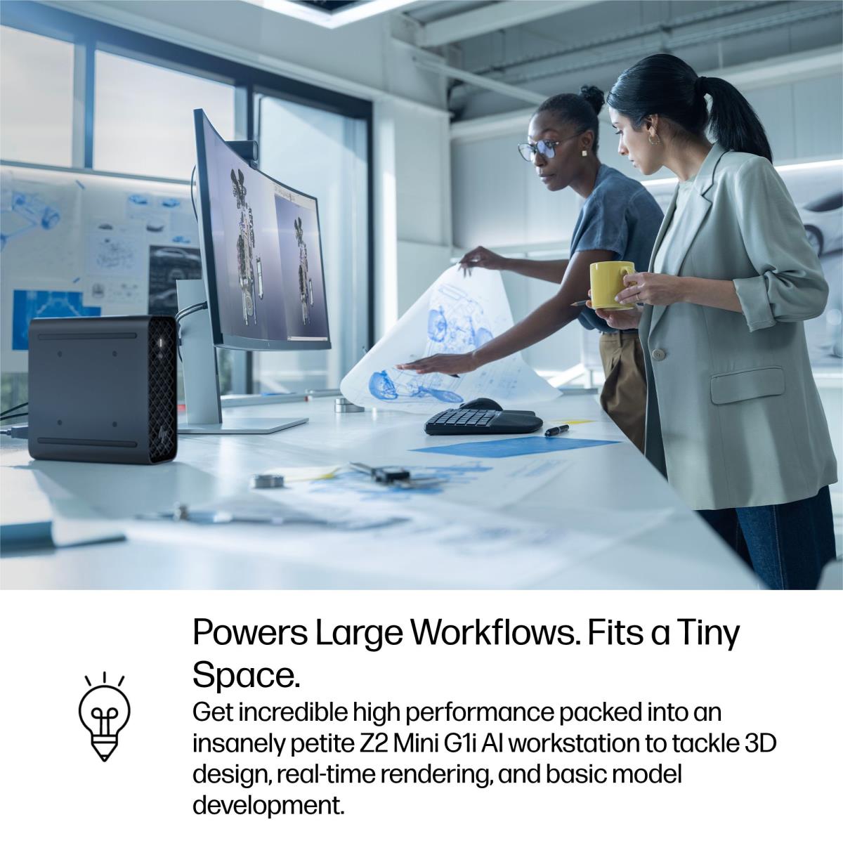 HP Workstation Z2 G1i Mini - Core Ultra 9 285 - 32GB RAM - 1TB SSD - Win11 Pro