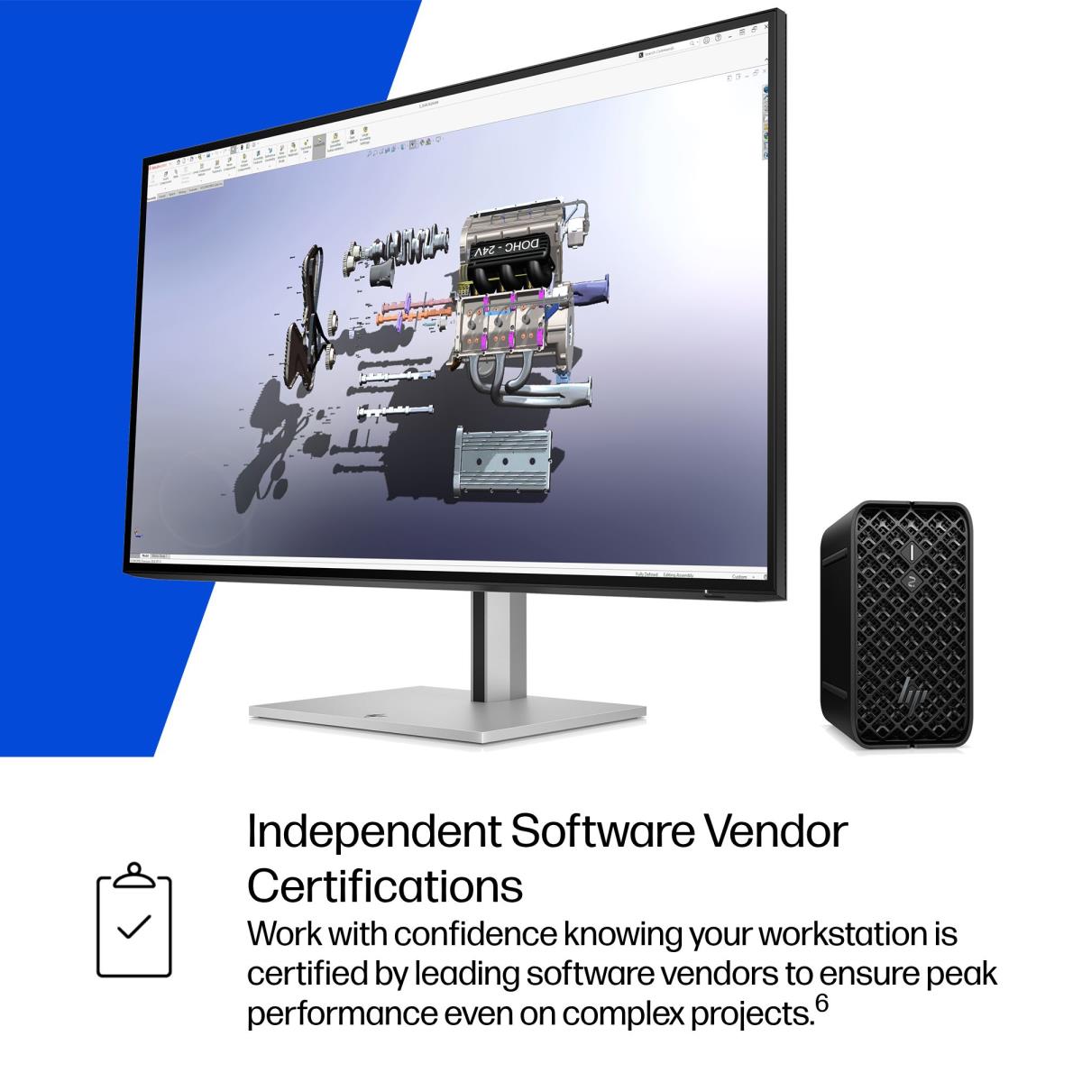 HP Workstation Z2 G1a Mini - AI Max PRO 395 - 64GB RAM - 1TB SSD - Win11 Pro
