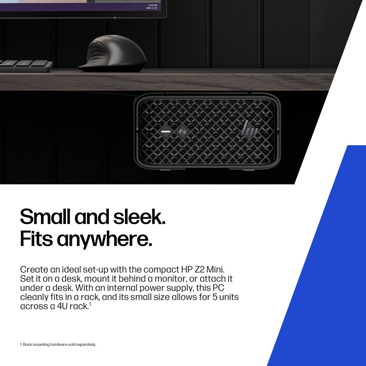 HP Workstation Z2 G1a Mini - AI Max PRO 395 - 64GB RAM - 1TB SSD - Win11 Pro