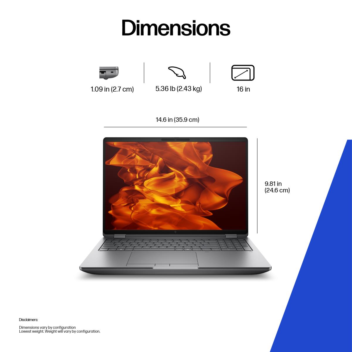 HP ZBook Fury G1i -16in - Core Ultra 9 285HX - 16GB RAM - 1TB SSD - Win11 Pro - Qwertr UK