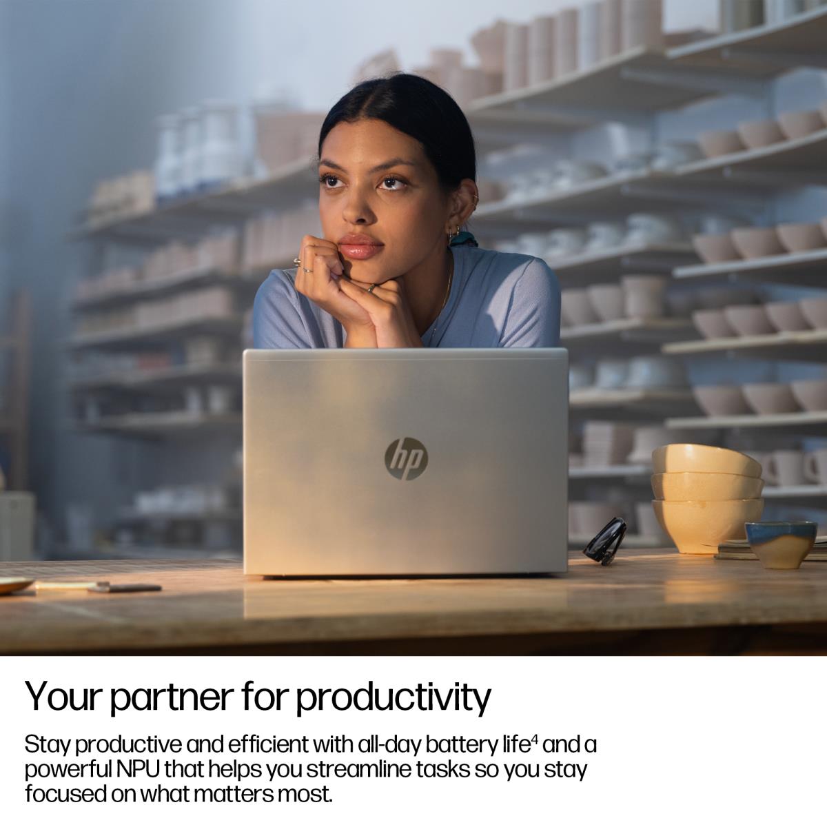 HP ProBook 4 G1q AI - 14in - Snapdragon X1-26-100 - 16GB RAM - 512GB SSD - Win11 Pro - Qwerty UK